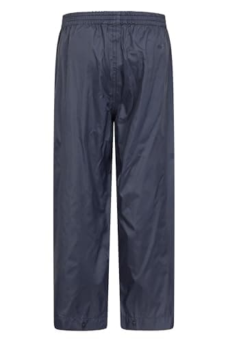 Mountain Warehouse Pakka Kids Waterproof Rain Pants - Splash Pants, Overtrousers, Boys & Girls Navy Kids 7-8 Yrs (116-128 cm) — view 4