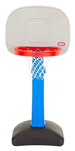 Little Tikes Easy Score Basketball Set, Blue, 3 Balls - Amazon Exclusive, 23.75 x 22 x 61 inches — view 3