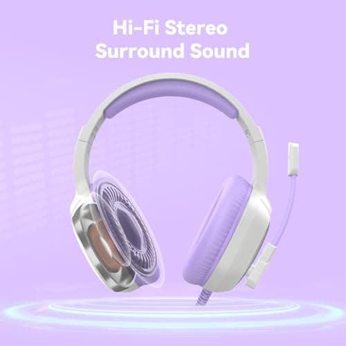 IMYB A36 Gaming Headset with Mic Stereo Headphones for Pc, PS5, Xbox