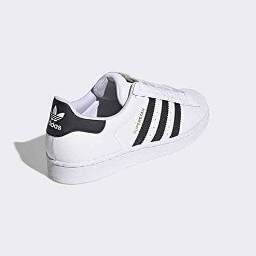 adidas Originals mens Superstar Sneaker, White/Core Black/White, 10.5 US — view 8