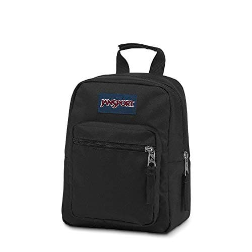 JanSport Big Break Insulated Lunch Bag - Small Soft-Sided Cooler Ideal for Class, Work, or Meal Prep, Black — view 4