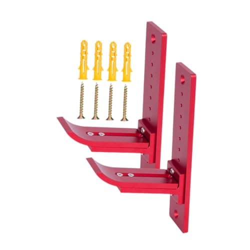 Yunhgft Wall Storage Support for Plane Models, 1/18 1/16 1/10 1/8 1/5, red — view 3