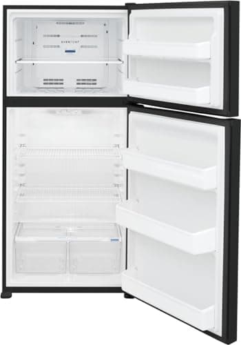 Frigidaire FFTR1814W 30 Inch Wide 18.3 Cu. Ft. Top Freezer Refrigerator with Crisper Bins and Ice Maker Ready - White — view 3