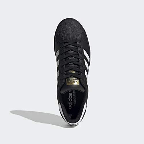 adidas Originals Men's Superstar Sneaker, Black/White/Black, 10 — view 3