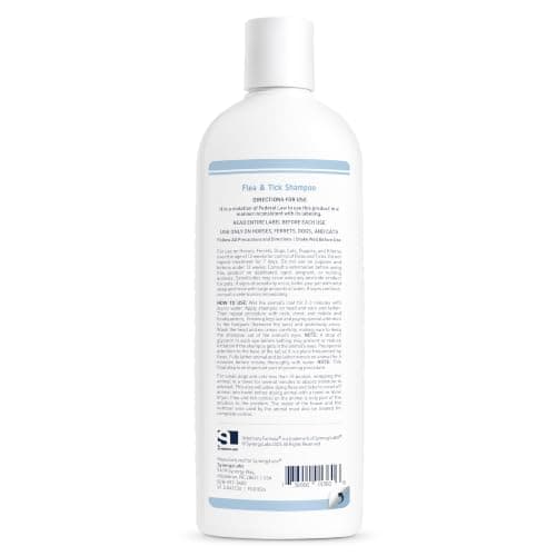 Veterinary Formula Flea and Tick Shampoo for Dogs and Cats, 16 oz