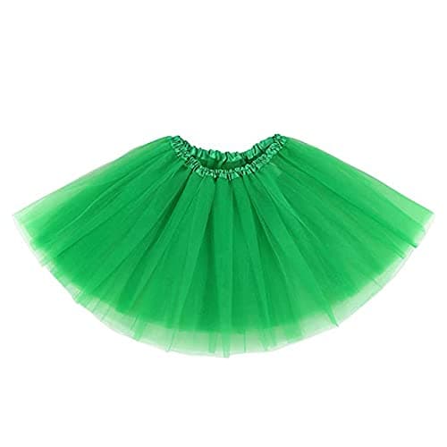 XINXIYAN Green Tutu Skirts for Women Halloween Costume Adult Party Favor Dance Tulle Skirts