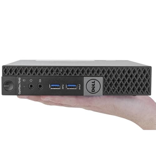 Dell Optiplex 7040 mini PC Desktop, Windows 11 Tiny Computer, Intel Core i5-6500T, 8GB RAM, 256GB SSD, RGB Keyboard, 4K Support (Renewed) — view 6