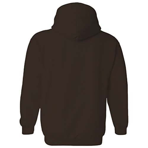 UGP Campus Apparel NCAA Officially licensed College - University Team Color Arch Logo Hoodie, Brown University Bears Dk Chocolate, Medium — view 4