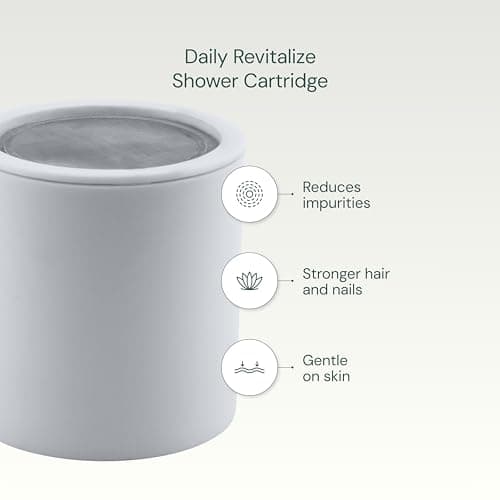 AquaBliss High Output Shower Filter Replacement Cartridge – Reduces Chemicals & Chlorine, Restores pH Balance, Glowing Skin, Strong Nails & Shimmering Hair – 1-Pack (SFC100) — view 4