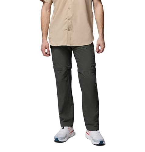 Columbia Men's Silver Ridge Convertible Pant, Gravel, 32x32