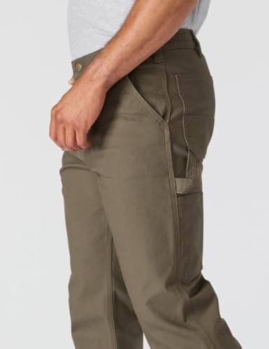 Carhartt Men's Rugged Flex Relaxed Fit Duck Dungaree Pant, Tarmac, 36W x 30L Grey — view 2