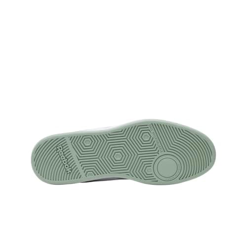 Reebok Unisex Court Advance Sneaker, Footwear White/Hybrid Green/Barely Grey, 9 Women/ 7.5 Men — view 3