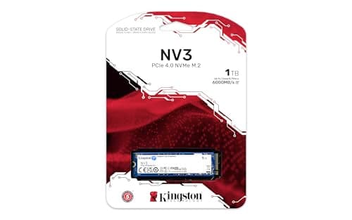 Kingston NV3 1TB M.2 2280 NVMe SSD | PCIe 4.0 Gen 4x4 | Up to 6000 MB/s | SNV3S/1000G — view 2