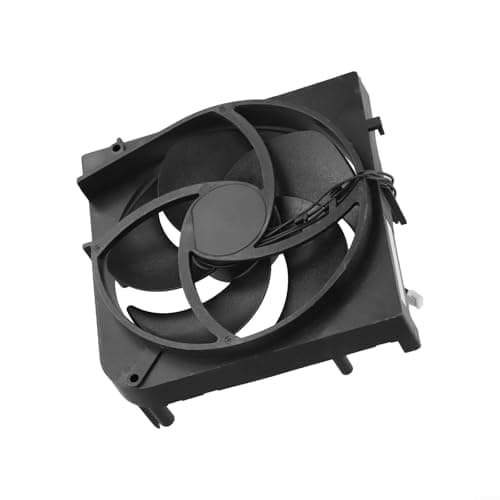 Internal Cooling Fan Replacement for XBOX Series S 5 Blades Intercooler Supports Console Cooling Reduces CPU Heat ABS Material Easy Install Stable 4 Pin Power Connector Fits Black — view 3