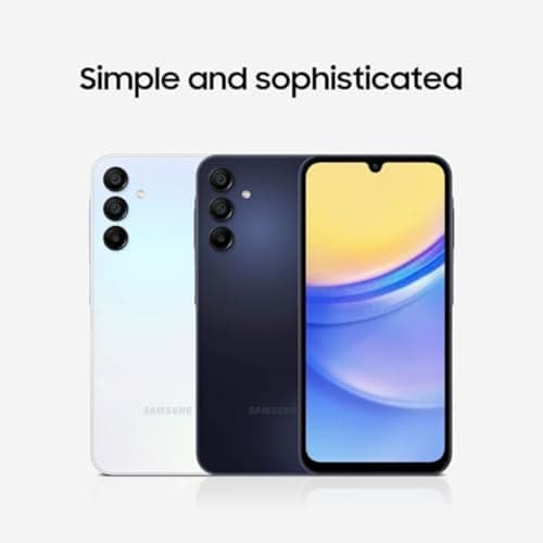 SAMSUNG Galaxy A15 5G A Series Cell Phone, 128GB Unlocked Android Smartphone, AMOLED Display, Expandable Storage, Knox Security, Super Fast Charging, Hi-Res Camera, US Version, 2024, Blue Black — view 4