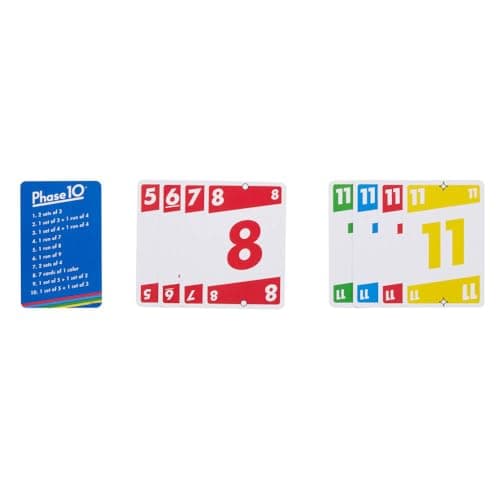 Mattel Games Phase 10 Card Game for Families, Adults and Kids, Challenging & Exciting Rummy-Style Play — view 8