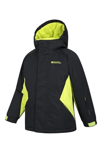 Mountain Warehouse Kids Ski Jacket & Pants set– Boys & Girls Snowsuit Black 5-6 Years — view 4