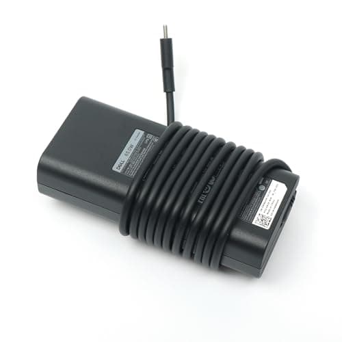 Dell 65W USB-C Laptop Charger,Latitude 5400 5410 5420 5430 5440 5450 Power AC Adapter with Power Cord Cable, Black, HA65NM190 — view 2