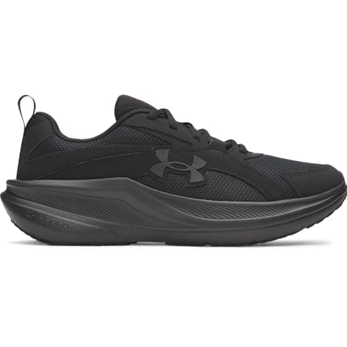 Under Armour Men's Charged+ Assert 11 Running Shoe, (002) Black/Black/Black, 8.5, US — view 4
