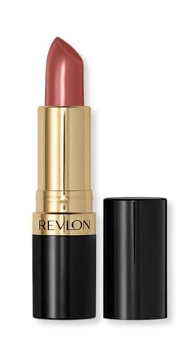 Revlon Super Lustrous Lipstick, High Impact Lipcolor with Moisturizing Creamy Formula, Infused with Vitamin E and Avocado Oil in Nude/Brown, Rose Velvet (130)