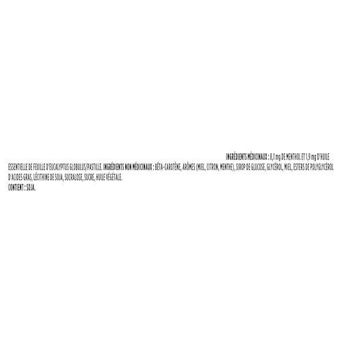 HALLS Honey Lemon Flavour Cough Drops, Throat Lozenges, Sore Throat Relief, Mentho-Lyptus, 80 Lozenges, Prepared in Canada — view 8
