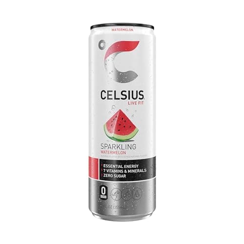 CELSIUS Sparkling Watermelon, Sugar Free Energy Drink, 12 Fl Oz (Pack of 12) — view 4