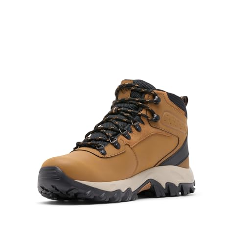 Columbia Mens Newton Ridge Plus II Waterproof Hiking Boot, Elk/Black, 13 Wide — view 4