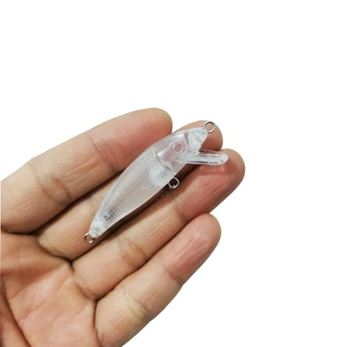 Jerkbait Fishing Lure Blanks, 20pcs Unpainted Crankbaits Blank Lures Set, Musky Lure Blanks,Fishing Hard Lures (3.8g/5cm) — view 2