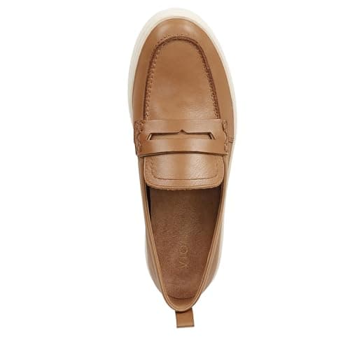 Vionic Womens Uptown Loafer Camel Leather 7.5 M — view 6
