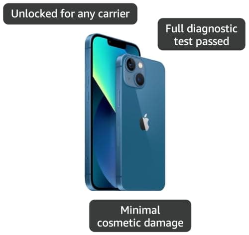 Apple iPhone 13 Mini, 128GB, Blue - Unlocked (Renewed) — view 2