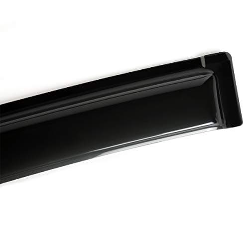 Deebior Side Wind Deflector, 4pc Out-Channel Rain Guards, Smoke Window Visors fit for 2007-2014 Chevy Silverado/GMC Sierra 1500/2500HD/3500HD Crew Cab, 07-14 Yukon XL/Suburban/Avalanche 94515 — view 8