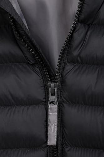 Mountain Warehouse Seasons Kids Padded Puffer Jacket - Boys & Girls Black Kids 11-12 Yrs (140-152 cm) — view 7
