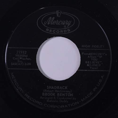 shadrack 45 rpm single
