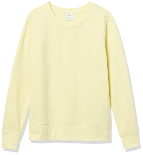 Amazon Essentials Women's Fleece Crewneck Pullover Sweatshirt (Available in Plus Size), Light Yellow Medium — view 7
