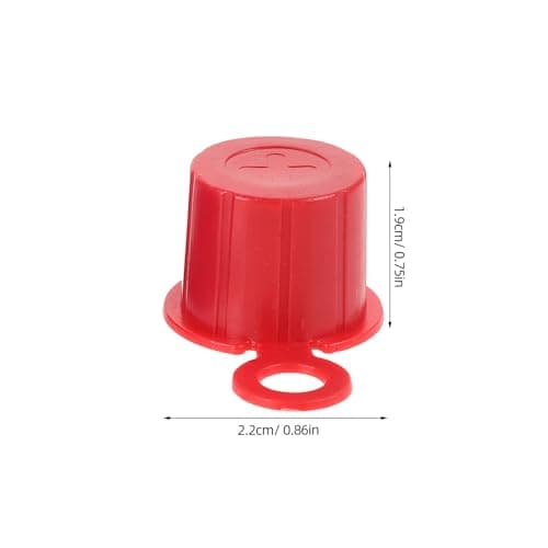 Baluue Pair of Car Battery Terminal Protective Caps, Red and Blue Insulated Battery Pole Covers