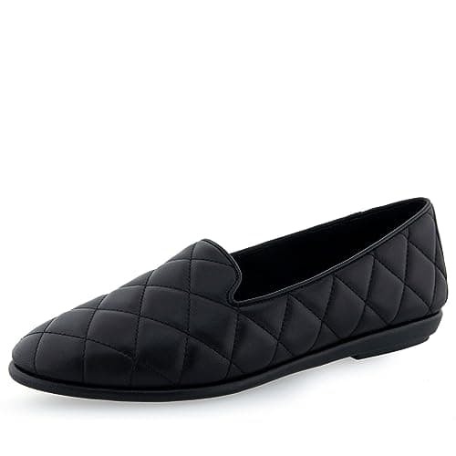 Aerosoles Womens Betunia Black Quilted 5.5 Medium