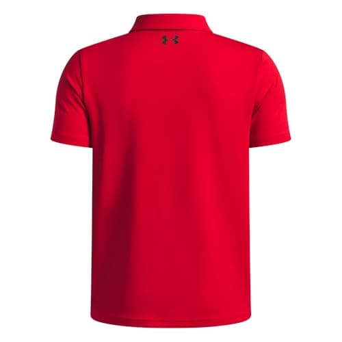 Under Armour Boys' Matchplay Golf Polo, (600) Red / / Black, Youth Large