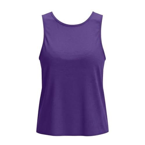 Tank Tops for Women Open Back Athletic Workout Yoga Top Sleeveless Backless Summer Slim Basic Cami Shirts 2026 Long Tank Top for Women Purple L — view 4