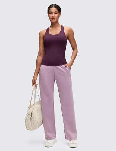CRZ YOGA Butterluxe Racerback Tank Tops Deep Purple Small — view 3
