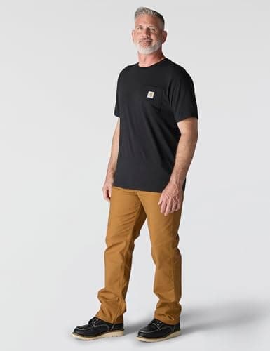 Carhartt Men's Big K87 Workwear Short Sleeve T-Shirt (Regular and Big & Tall Sizes), Black, XX-Large Tall — view 5