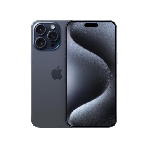Apple iPhone 15 Pro Max, 256GB, Blue Titanium - Unlocked (Renewed) — view 2