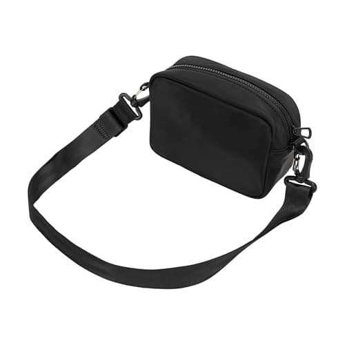 PUMA Women's Candid Nylon Crossbody with Removable Strap & Zip Pockets, Black, One Size — view 2