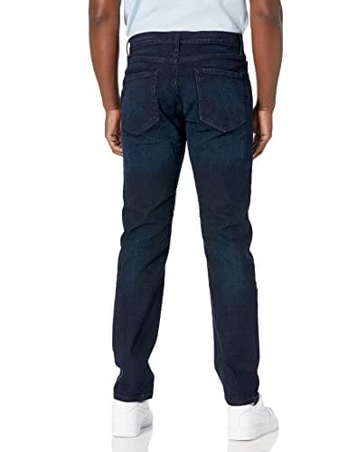 Amazon Essentials Men's Athletic-Fit Stretch Jean, Blue Overdyed 40W x 30L