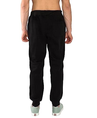 Southpole Men's Big-Tall Big and Tall Active Basic Jogger Fleece Pants, Black, 4X/Big — view 3
