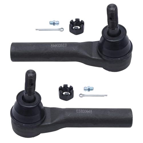 Detroit Axle - 2 Front Outer Tie Rods for 2014-2018 Chevrolet Silverado 1500 GMC Sierra 1500 2015-2020 Tahoe Suburban Yukon XL Cadillac Escalade, Outer Tie Rod End Links Replacement