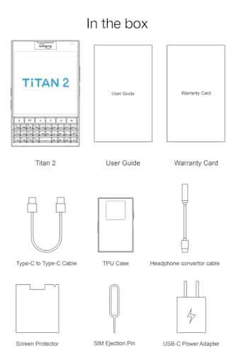 Unihertz Titan 2 The Latest 5G QWERTY Physical Keyboard 5G Smartphone Android 15 Dual Screen 5050mAh Large Battery Capacity 12+512GB Memory Compatible with T-Mobile, Verizon and AT&T only — view 5