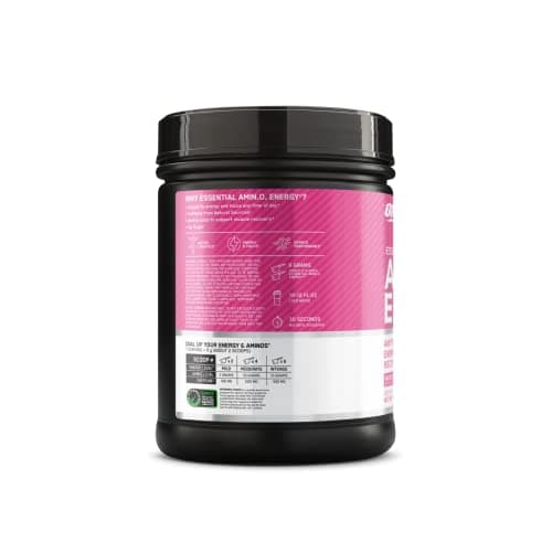 Optimum Nutrition, Amino Energy - Pre Workout with Green Tea, Bcaa, Amino Acids, Keto Friendly, Green Coffee Extract, Energy Powder - Watermelon, 65 Servings — view 7