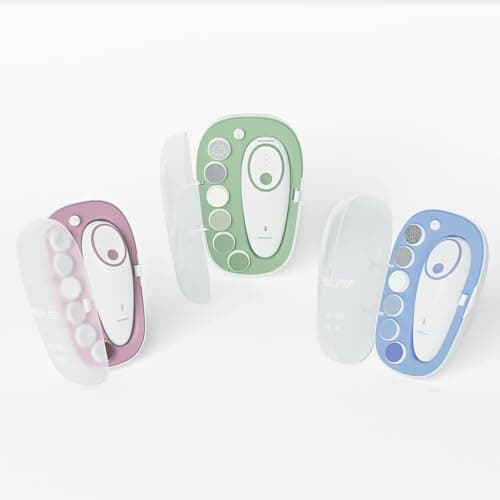 Momcozy Baby Nail File Electric, Gentle Baby Nail Trimmer Electric, Baby Nail Clipper with Night Light, 7 Grinding Head Replacement Pads, Green — view 8