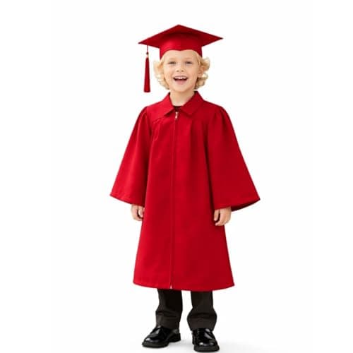 2026 Kids Graduation Cap and Gown Kindergarten Graduation Gown and Cap Set for Kids Boys Girls Preschool with Tassel