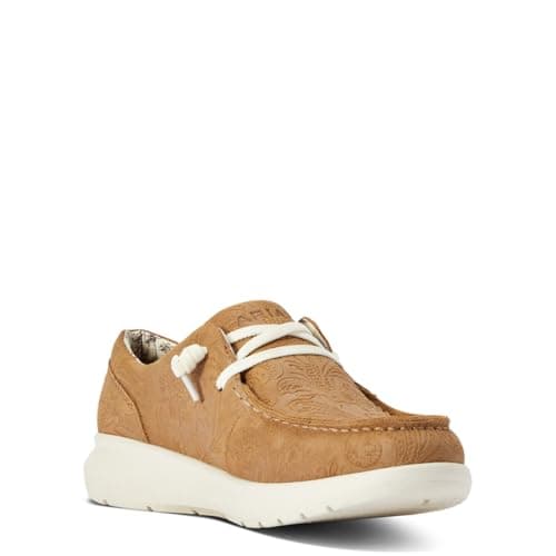 Ariat 100402436C Womens Hilo Tan Floral Emboss 250 - Beige/Khaki 6C — view 3